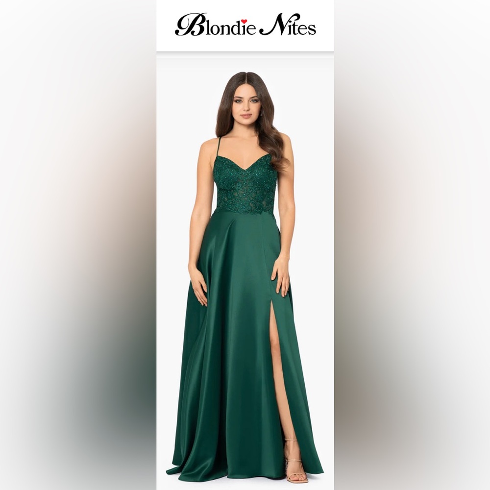 CORSET LONG SWEETHEART DRESS NWOT Blondie Nites "TIFFANY" Elegant and Trendy